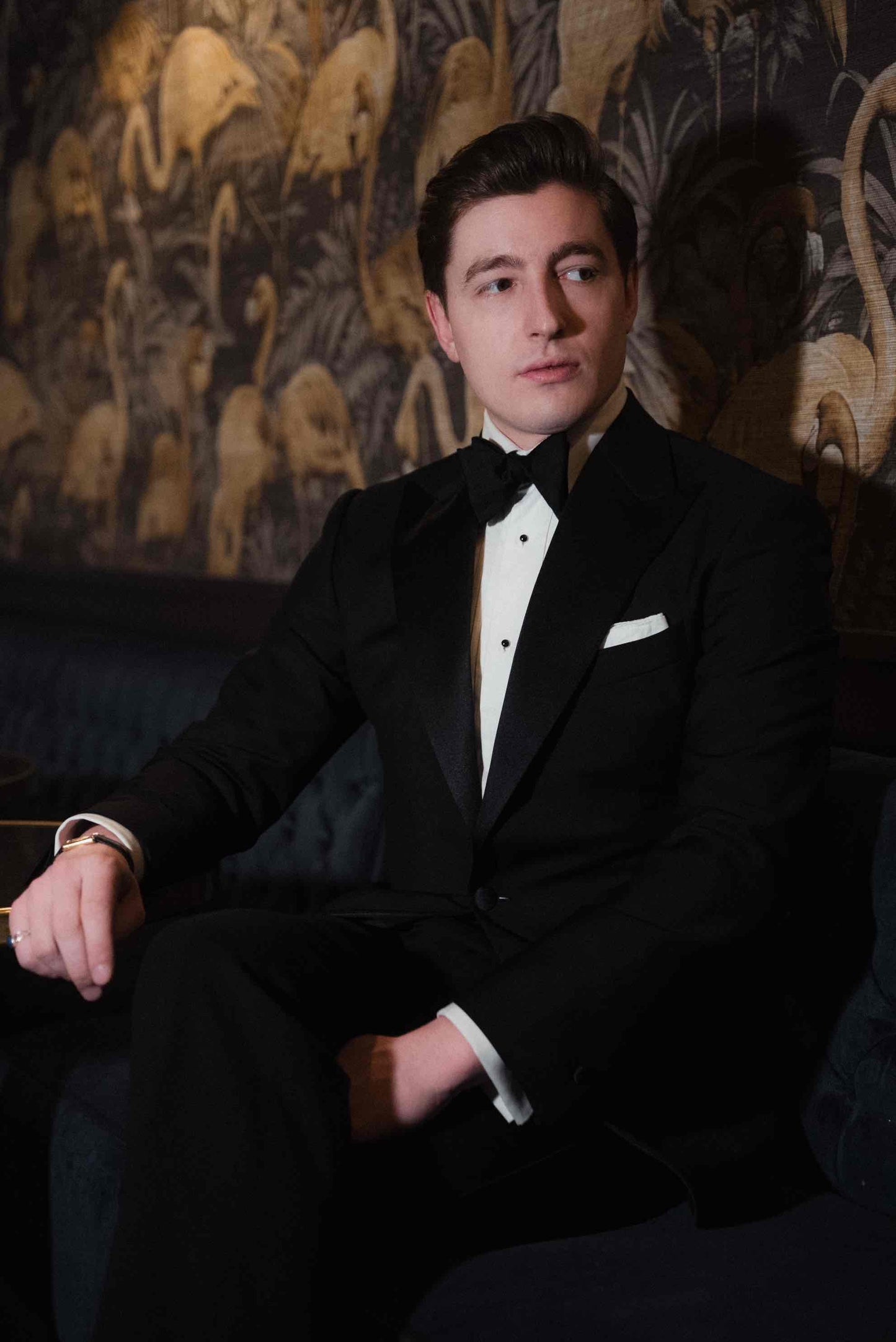 Veste "Dinner Jacket" noire Sasha