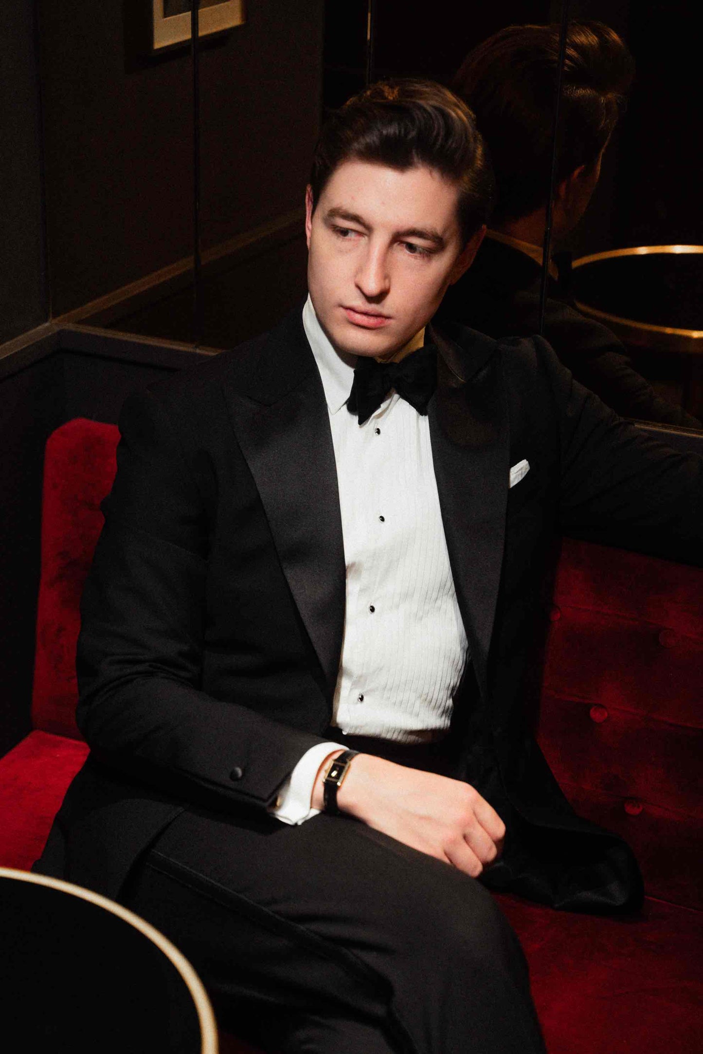 Veste "Dinner Jacket" noire Sasha