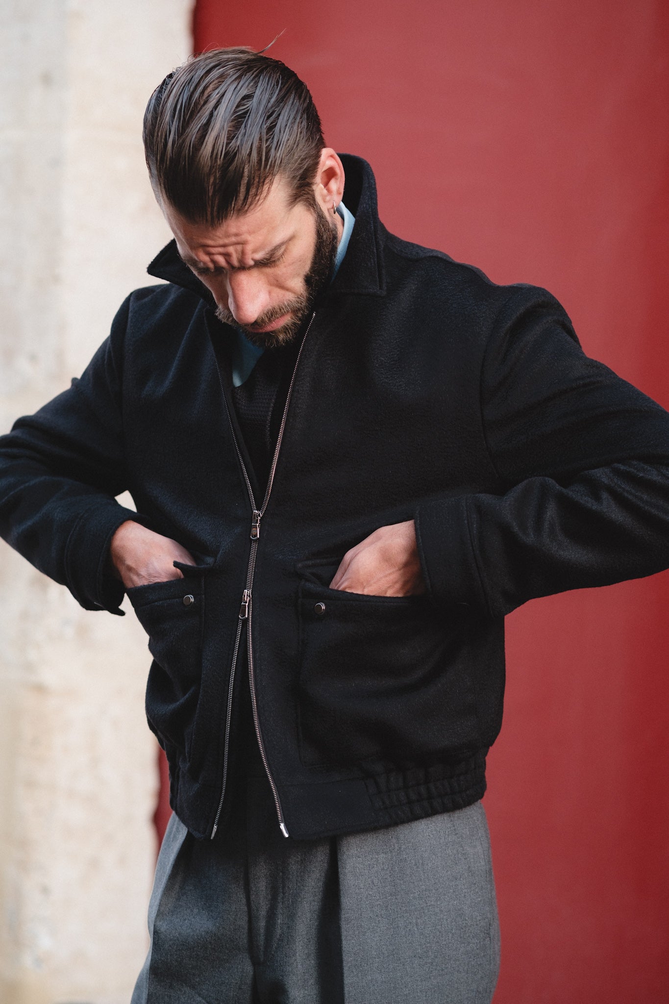 Blouson Gilles camelhair